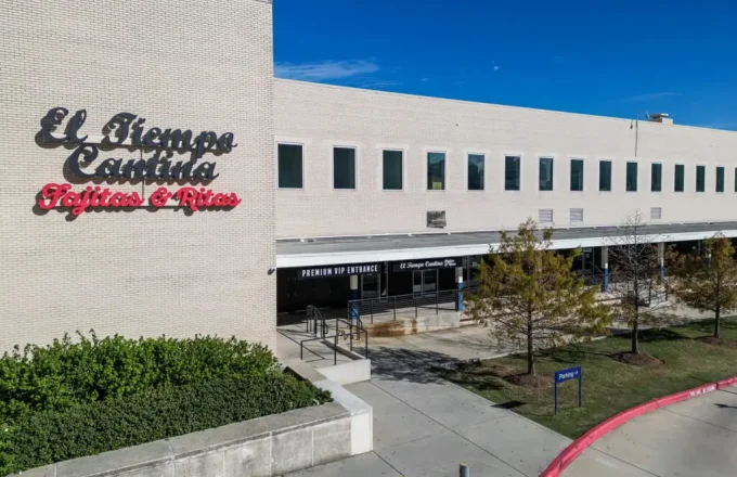 Exterior of El Tiempo Cantina Downtown location in Houston