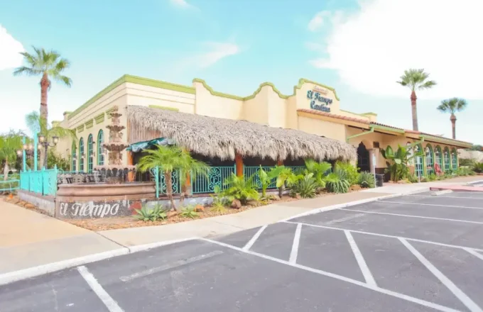 Exterior of El Tiempo Cantina Gessner location in Houston