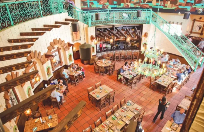 Exterior of El Tiempo Cantina Vintage Park location in Houston